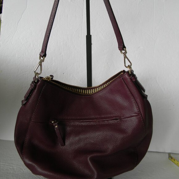 Kate Spade Purple Pebble Leather HOBO SHOULDER BAG - Picture 4 of 9